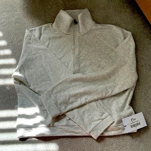 ZYIA Gray Classic 1/4 Zip XL NWTB
